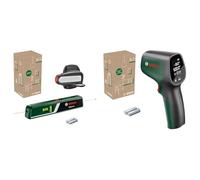 Bosch Niveau laser à bulle EasyLevel avec support mural & Bosch Thermomètre infrarouge UniversalTemp