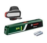 Bosch Niveau laser à bulle EasyLevel avec support mural (ligne laser pour un alignement flexible sur les murs et point laser pour un transfert de hauteur facile, dans boîte carton)
