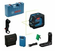 Bosch Laser lignes GLL 20-22 G - 2 lignes vertes, portée 20 m, batterie BA 3.7V 3.0Ah en coffret