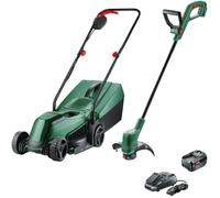 Bosch Pack 18V Tondeuse EasyMower + coupe-bordures EasyGrassCut + x1 Batterie 4 0 Ah et Chargeur