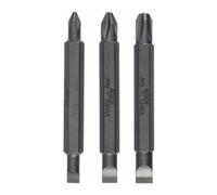 Bosch Pack de 3 embouts de tournevis doubles S 0,6x4,5, S 0,8x5,5, S 1,2x6,5; PH1, PH2, PH3; 60 mm Quantité:1
