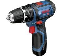 Bosch Pack GSB 12V-15 Marteau perforateur professionnel 12V + 2 Batteries + Chargeur
