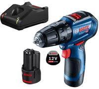Bosch Perceuse à percussion 12V 30/17Nm 2X2.0Ah + Mallette Gsb 12V-30