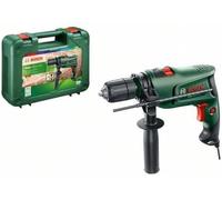 Bosch Perceuse à percussion EasyImpact 600 – Coffret, poignée supplémentaire et butée de profondeur