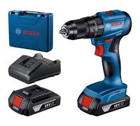 Bosch - Perceuse-visseuse à percussion sans fil 18 V, 2 batteries 2,0 Ah, chargeur 06019K3100