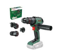 Bosch Perceuse-visseuse à percussion sans fil AdvancedImpact 18V-80 QuickSnap (pour percer et visser ; système 18V ; sans charbon ; 82 Nm ; mandrin de 13 mm ; poignée auxiliaire ; sans batterie)