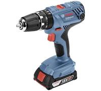 Bosch Perceuse-visseuse à percussion sans fil GSB 18V-21, avec 2 x 2.0 Ah Li-Ion batteries, L-BOXX - 06019H1107