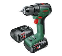 Bosch Perceuse-visseuse à percussion sans fil UniversalImpact 18V-60 Bosch : 2x PBA 18V 2.0Ah W-B Quantité:1