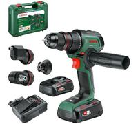 Bosch perceuse-visseuse sans fil AdvancedDrill 18V-80 QuickSnap (percer et visser ; avec renvoi d'angle, porte-embout exc. et magnét; poignée aux; avec batterie et chargeur)