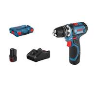 Bosch Perceuse à poignée pistolet GSR 12V-15 FC Professional Li-Ion 600 g Noir/Bleu – Tournevis