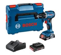 Bosch Perceuse-visseuse sans fil Bosch GSR 18V-45 avec 2x batterie 2,0Ah et chargeur dans L-BOXX Quantité:1
