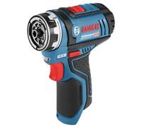 Bosch GSR 12V-15 FC Professional Perceuse-visseuse 12V Li-Ion, Mandrin 10mm Sans ouple 30Nm, 2 Vitesses 1300tr/min, 600g