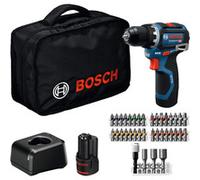 Bosch Visseuse sans fil GSR 12V-32 - 2x 2,0 Ah Li-Ion, chargeur et accessoires (06019N7004)