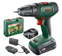 Bosch UniversalDrill 18V : Perceuse-Visseuse 18V, 1.5Ah, 440-1450 tr/min, 2 vitesses, Couple 40Nm, Mandrin 10mm Sans atterie & Chargeur inclus