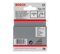 Bosch Pince à fil fin Bosch type 53, 11,4 x 0,74 x 14 mm, paquet de 1000, inoxydable Quantité:1000