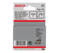Bosch Pince à fil fin Bosch type 53, 11,4 x 0,74 x 8 mm, paquet de 1000, inoxydable Quantité:1000