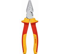 Bosch Pince à sertir isolée VDE Professional 180 mm, plage de sertissage 0,25-16 mm², testée jusqu'à 10 000 V, acier chrome vanadium