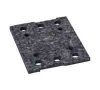 Bosch Plaque abrasive Bosch 110 x 100 mm avec feutre Quantité:1