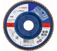 BOSCH Plateau a lamelles X431, Standard for Metal 115 mm, 22,23 mm, 40 2608601270