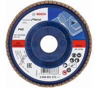 BOSCH Plateau a lamelles X431, Standard for Metal, 115 mm, 22,23 mm,60 2608601271