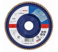 BOSCH Plateau a lamelles X431, Standard for Metal, 125 mm, 22,23 mm, 40 2608601274