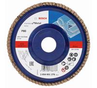 BOSCH Plateau a lamelles X431, Standard for Metal, 125 mm, 22,23 mm, 80 2608601276