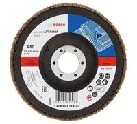 BOSCH Plateau a lamelles X431, Standard for Metal, 125 mm, 22,23 mm, 80 2608603718