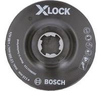 Bosch Plateau de support PRO, X-LOCK SCM avec tige centrale, Ø 115mm, Patin de ponçage