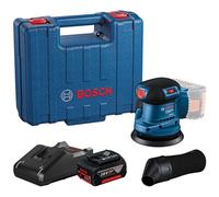Bosch - Ponceuse excentrique 18V 125 mm, 1 batterie Ah Li-Ion, chargeur 06013A5021