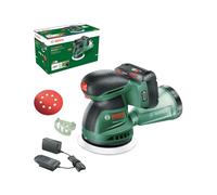 Bosch ponceuse excentrique sans fil UniversalOrbit 18V-20 Set (ponçage de moyennes et grandes surfaces en bois ou surfaces vernies ou peintes ; diamètre : 125 mm; batterie 2,0 Ah et chargeur)