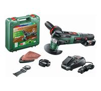 Bosch - Ponceuse multifonction oscillante sans fil 18V, 1 batterie 2,5 Ah Li-Ion, chargeur 0603104001