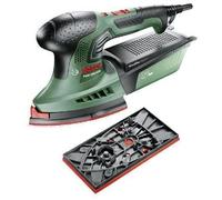 Ponceuse multifonction Bosch PSM 200 AES avec surfaces de ponçage interchangeables et système micro filtre