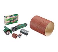 Bosch ponceuse multifonctions Texoro (250 W, 3 accessoires, coffret d’accessoires, dans carton) & Bosch Abrasif - Accessoires PRR - TEXORO 60 mm Set Grain 80+120+240