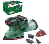 Bosch - Ponceuse vibrante 18V, 1 batterie 2,0 Ah Li-Ion, chargeur 06033E3002