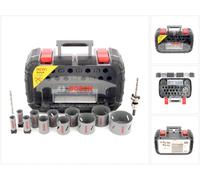 Bosch Powertools Bosch HSS bimetal universal hole saw set, 17 pieces