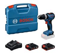 Bosch PRO 18V System Perceuse-visseuse à percussion sans-fil GSB18V-52 (avec GBA 18V 2.0Ah, GAL 18V-20, L-case)