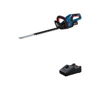 Bosch Pro 18V System taille-haies sans-fil GHE 18V-60 (moteur sans charbon, capacité de coupe de 20 mm, batterie et chargeur inclus)