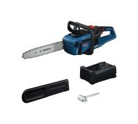 Bosch Pro 18V System Tronçonneuse à chaîne GKE 18V-40 (guide-chaîne de 40 cm, moteur sans charbon, avec clé, couvre-chaîne, batterie et chargeur)