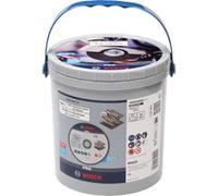 Bosch PRO Acier inoxydable et métal, Ø 125 mm, 100 pièces dans un seau, Disque de coupe