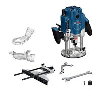Bosch Professional défonceuse filaire GOF 20-12 (puissance 2 000 W, avec raccord d’aspiration, guide coulissant et butée parallèle, broche de centrage ouille 17/24 mm, dans L-BOXX)