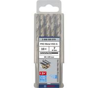 Bosch PRO Foret hélicoïdal HSS-G pour métal, Ø 7mm, Perceuse
