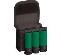 BOSCH PRO Impact Socket Set avec manchons en PET, 1/2", Tres profond, 3 pces 2608003033