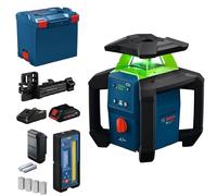Laser rotatif PRO GRL18V-4-34CVG - BOSCH - avec batterie et chargeur - L-BOXX - 0601061H00