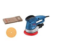 Bosch PRO Ponceuse excentrique GEX 34-150 | Ponceuse excentrique de 150 mm robuste à pouvoir abrasif élevé Ponceuse orbitale spéc. GEX AC 34-150
