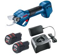 Bosch - Sécateur sans fil 12V, 2 batteries 3.0 Ah, chargeur 06019K1021