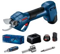 BOSCH PRO PRUNER PROFESSIONAL Sécateur électrique sans fil 12V, 2x 3,0 Ah 06019K1021