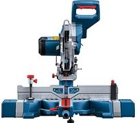 Bosch PRO Scie à onglets radiale GCM 254 D (incl. 1x lame de scie, 1x sac à poussière, 1x butée de longueur, 1x serre-joint, 1x clé hexagonale, 1x gabarit de calibrage)