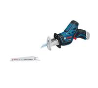Bosch GSA 10.8 V-LI, Lithium-Ion (Li-Ion), 10.8 V, 1.3 Ah, 1.2 kg, noir, bleu - sans batteries