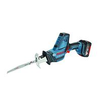 Bosch Scie sabre GSA 18 V-Li C - avec 2 batteries 5,0 Ah, chargeur, coffret et 3 lames - 06016A5002