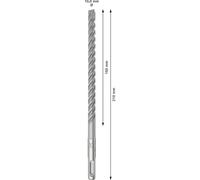 Bosch PRO SDS plus-5X foret marteau perforateur 10 x 150 x 210 mm - 2608833903